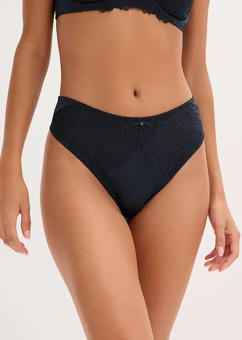 Lot de 2 strings Maxi en matière brillante, bonprix