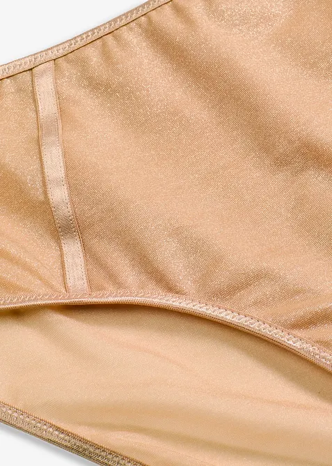 Slip Maxi avec matière brillante, bonprix