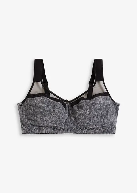 Soutien-gorge grand maintien sans armatures, bretelles rembourrées, bonprix