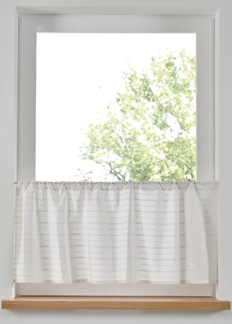 Brise-bise à broderie anglaise, bonprix