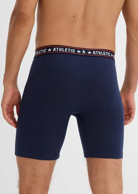 Lot de 2 boxers midi coton, bonprix