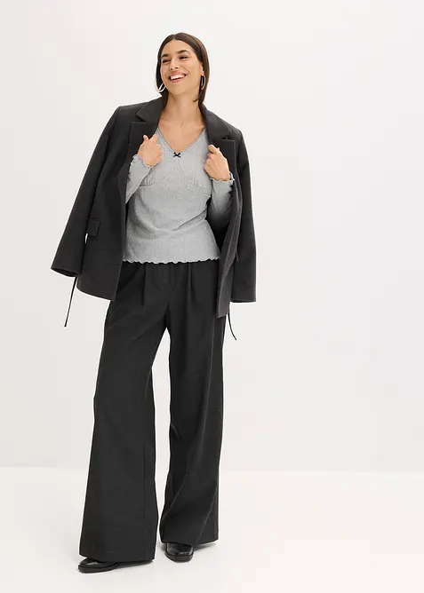 T-shirt côtelé, bonprix