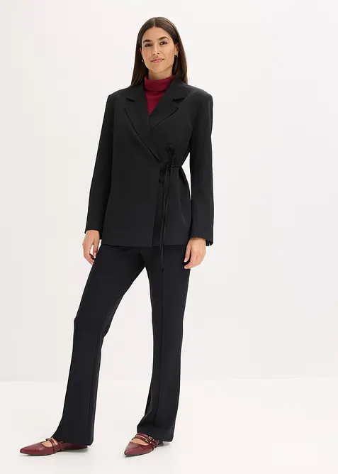 Pantalon en jersey milano à taille élastiquée, bonprix