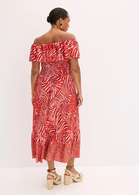 Robe col bardot, bonprix