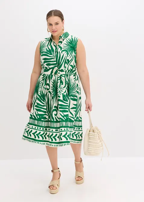 Robe blouse en viscose fluide, bonprix