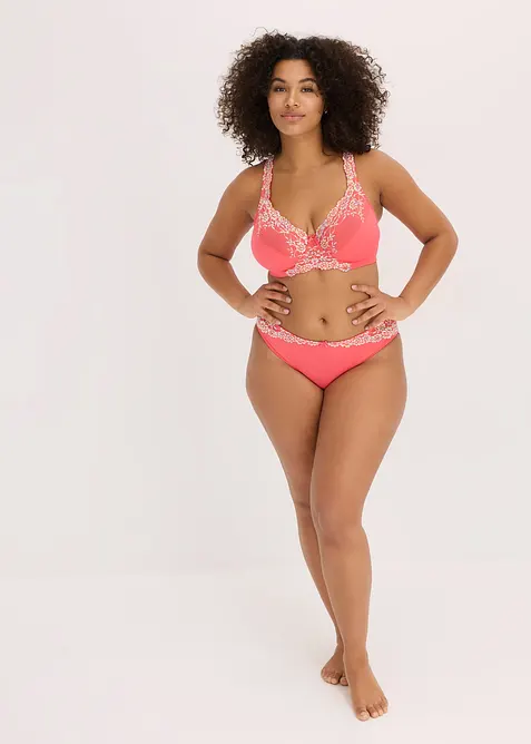 Lot de 2 soutiens-gorge &agrave; armatures et dentelle, bonprix