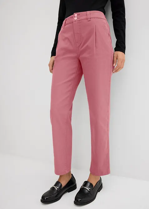 Pantalon barrel en twill, bonprix