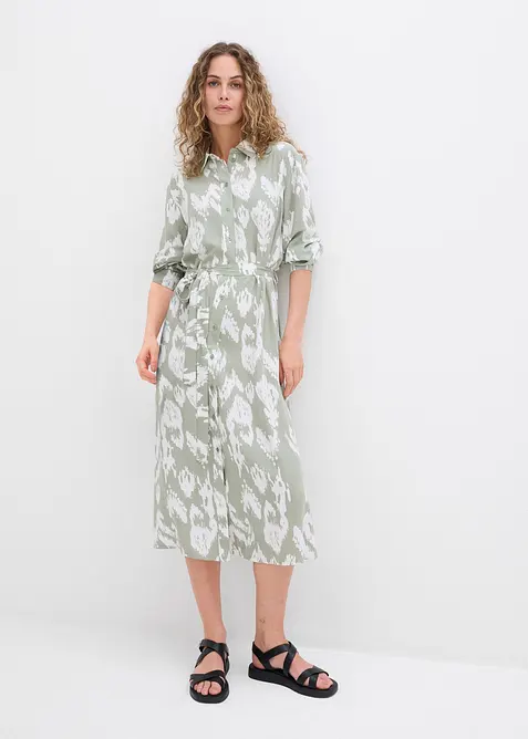 Robe-chemise en viscose fluide, bonprix