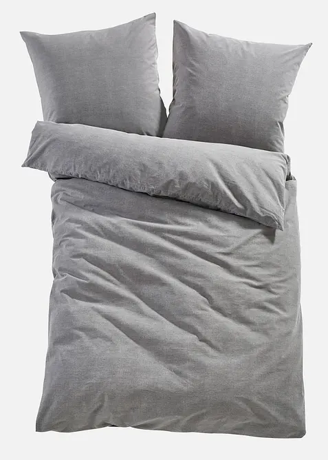 Parure de lit aspect lin, bonprix