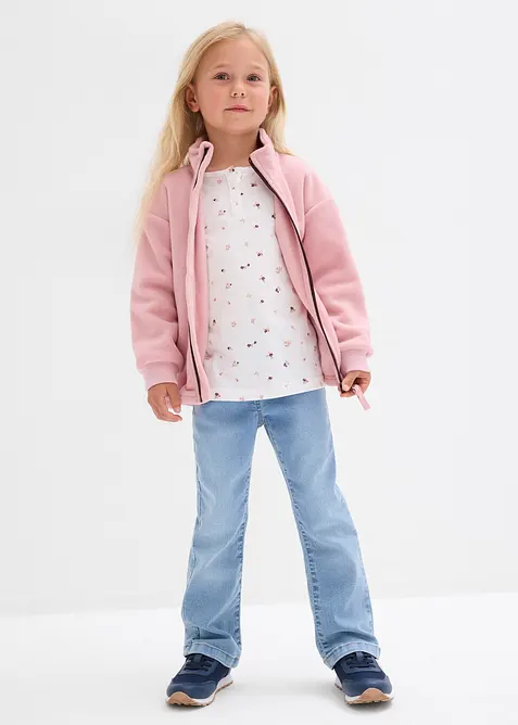 Jean bootcut taille mi-haute élastiquée, bonprix