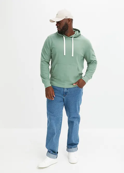 Sweat &agrave; capuche 100% coton, bonprix