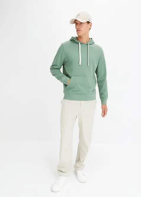 Sweat &agrave; capuche 100% coton, bonprix