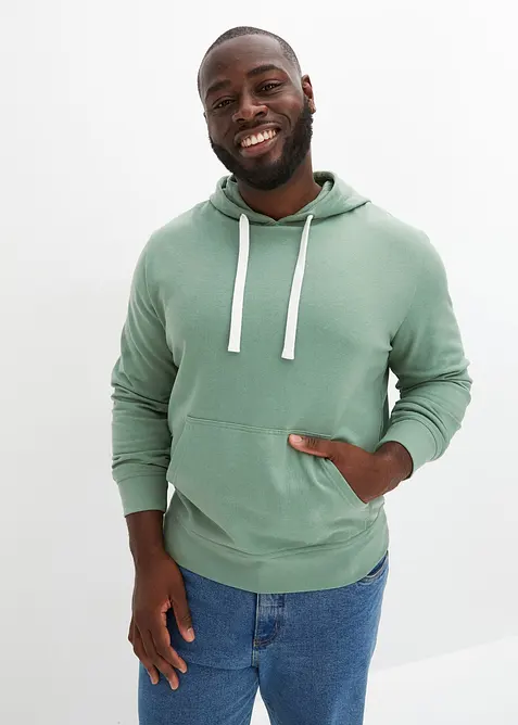 Sweat &agrave; capuche 100% coton, bonprix