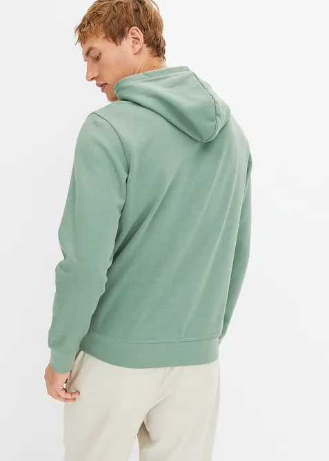 Sweat &agrave; capuche 100% coton, bonprix