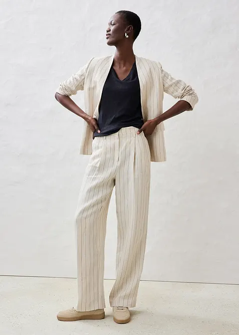 T-shirt 100% lin, bonprix