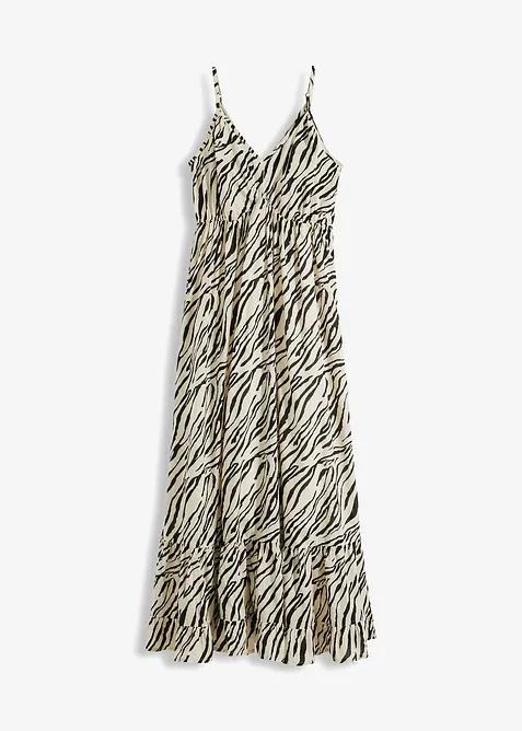 Robe longue à imprimé léopard, RAINBOW