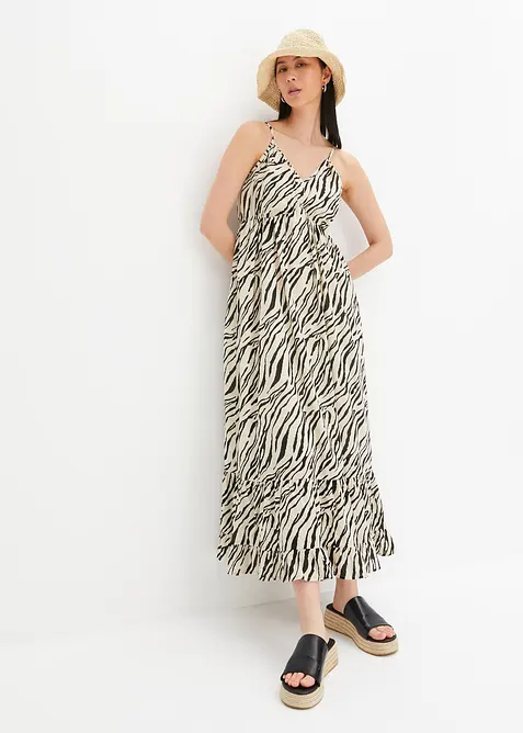 Robe longue à imprimé léopard, RAINBOW