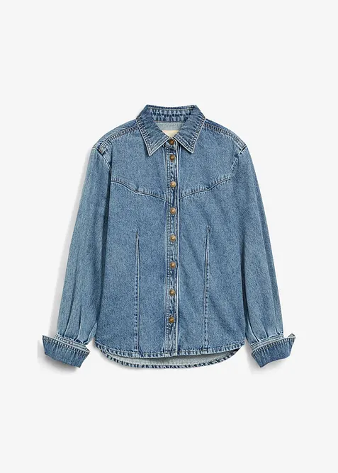 Chemise en jean 100% coton, bonprix