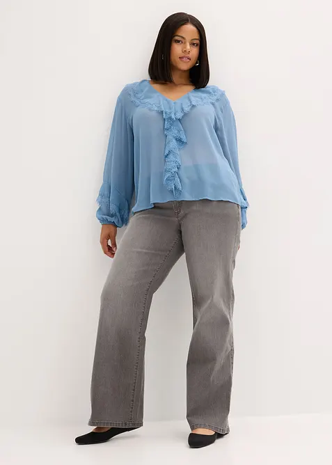 Blouse en mousseline, bonprix