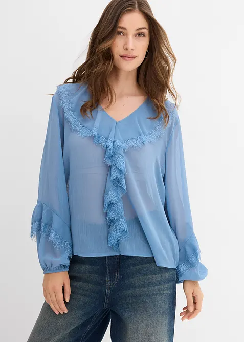 Blouse en mousseline, bonprix