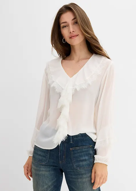 Blouse en mousseline, bonprix