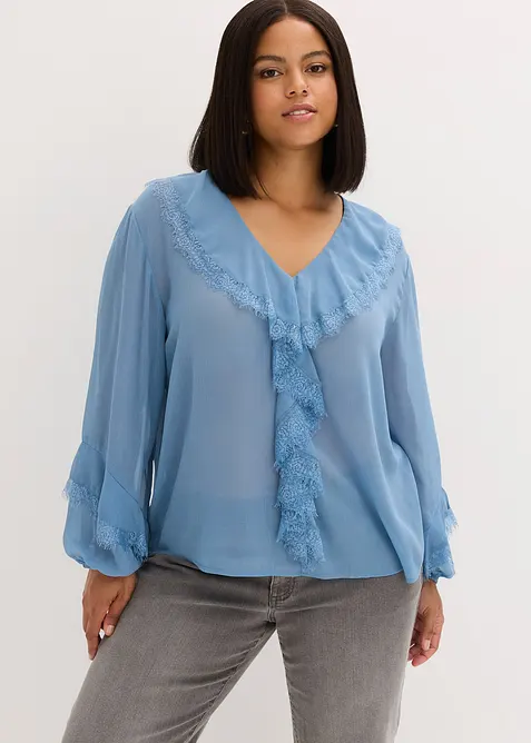 Blouse en mousseline, bonprix