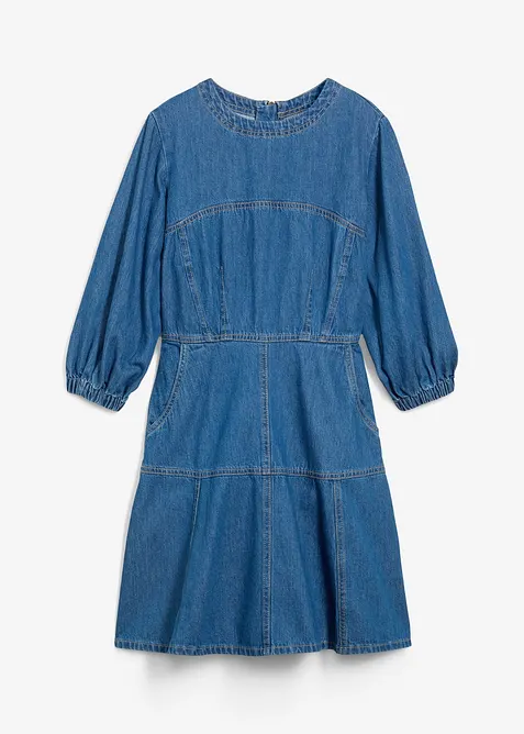 Robe en jean 100% coton, bonprix