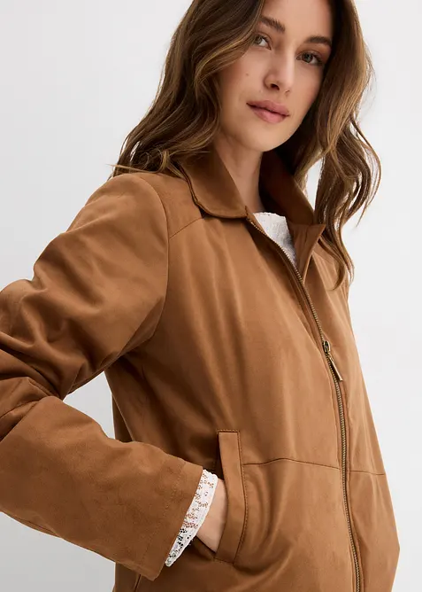 Veste en suédine, bonprix