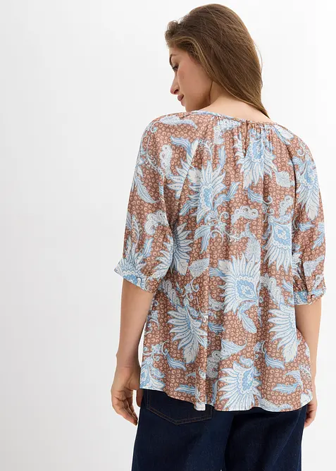 Blouse en fine viscose mélangée, bonprix