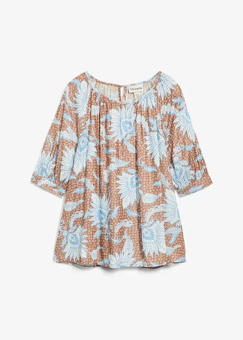 Blouse en fine viscose mélangée, bonprix