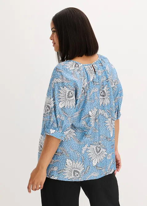 Blouse en fine viscose mélangée, bonprix
