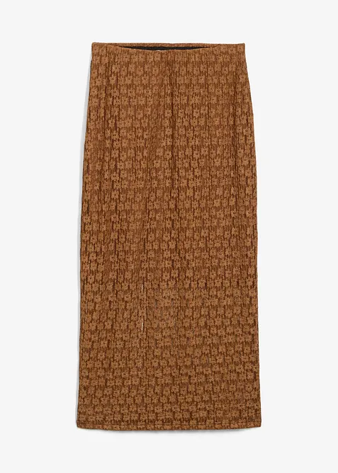 Jupe longue en dentelle, bonprix