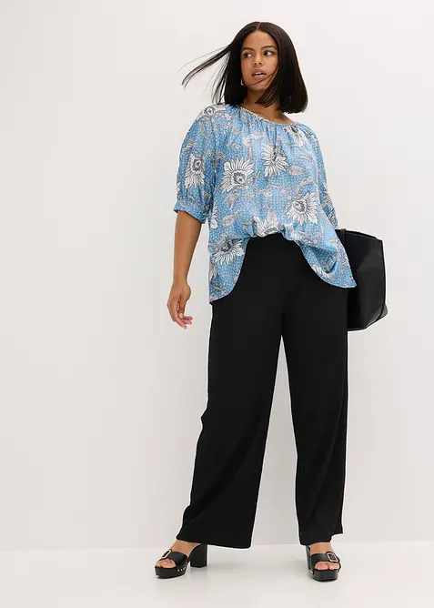 Blouse en fine viscose mélangée, bonprix
