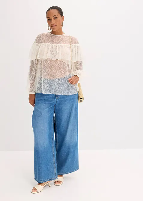 Blouse en dentelle, bonprix