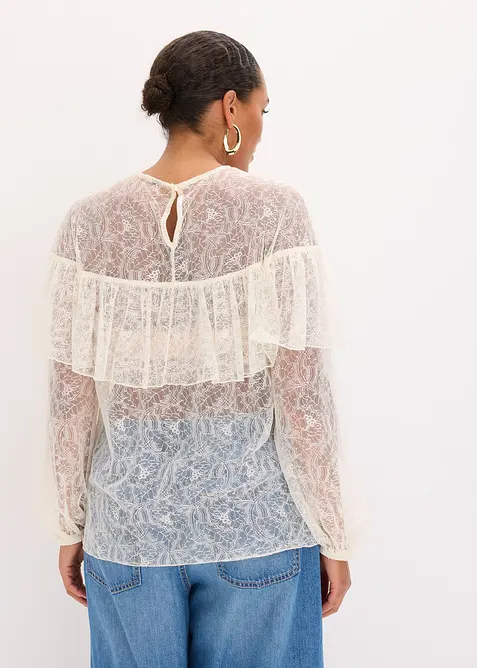 Blouse en dentelle, bonprix
