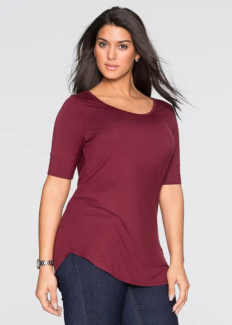 T-shirt doux en viscose extensible, bonprix