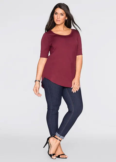 T-shirt doux en viscose extensible, bonprix