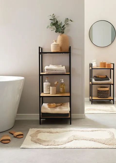 Tapis de bain au motif graphique, bonprix