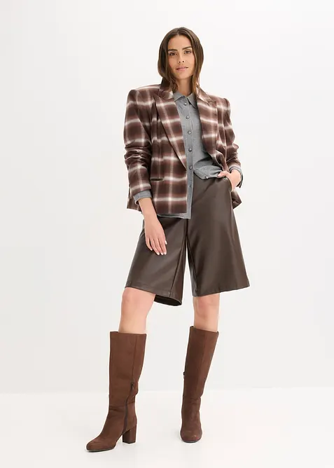 Gilet en fine maille à col chemise, bonprix