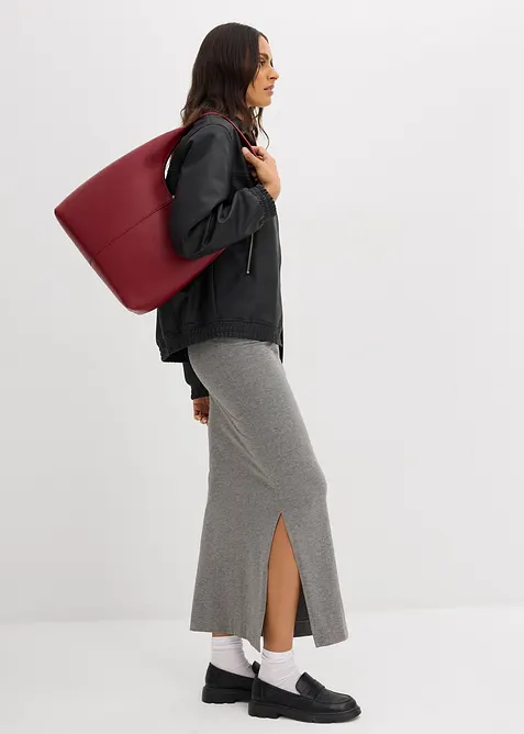 Jupe midi en viscose fluide, bonprix