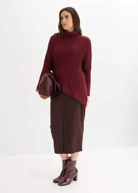 Pull poncho oversize, bonprix