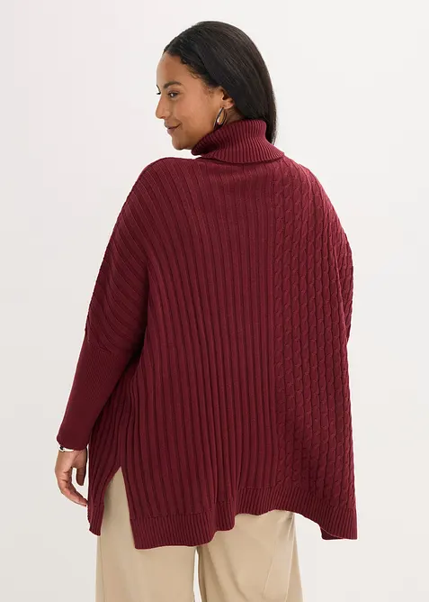 Pull poncho oversize, bonprix