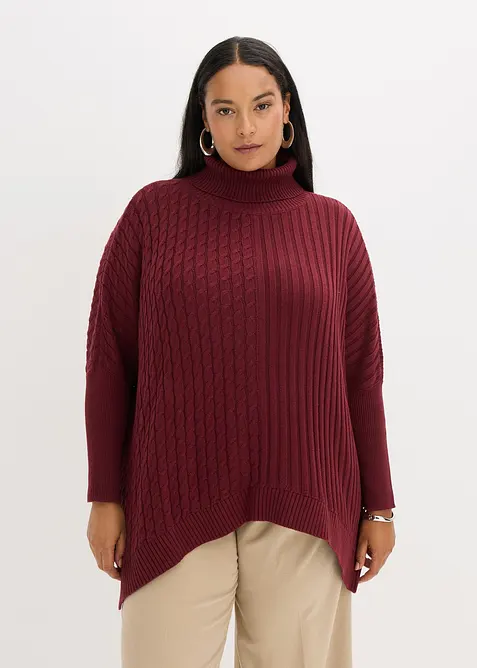 Pull poncho oversize, bonprix