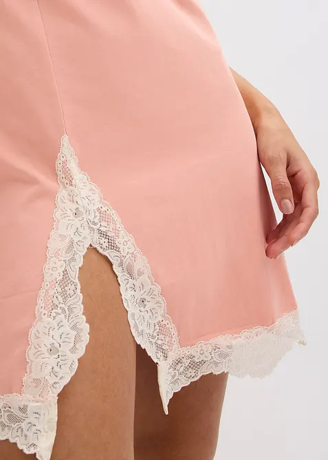 Chemise de nuit courte avec dentelle, bonprix