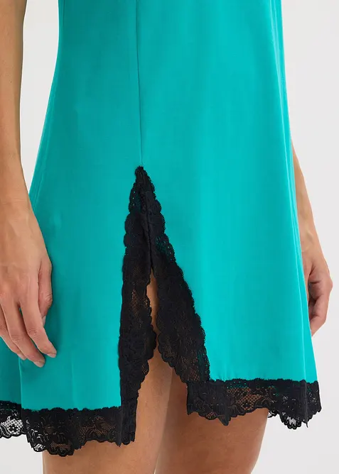 Chemise de nuit courte avec dentelle, bonprix