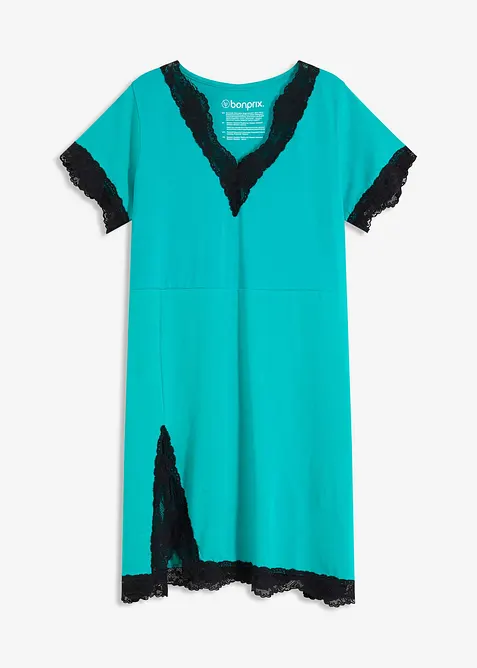 Chemise de nuit courte avec dentelle, bonprix