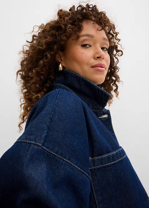 Surchemise oversize en jean 100% coton, bonprix