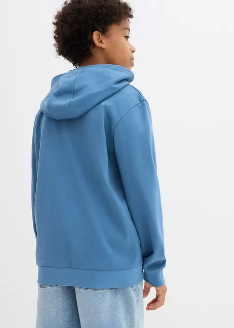 Sweat zippé doux à capuche, bonprix