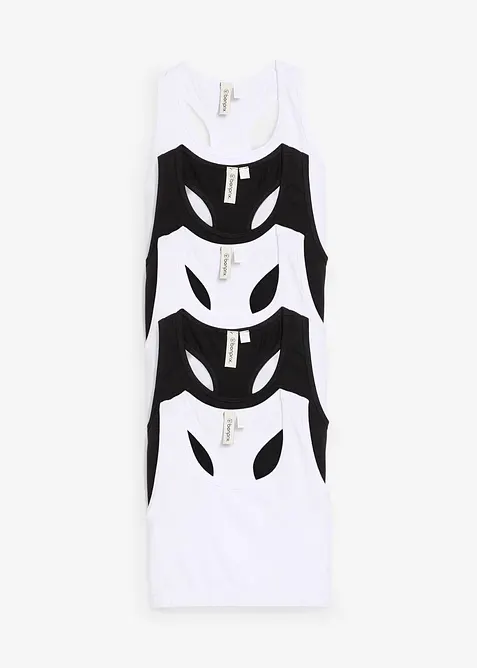 Lot de 5 brassières avec coton doux, bonprix