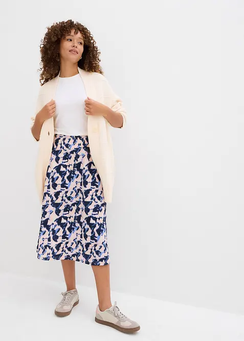 Jupe midi évasée, bonprix